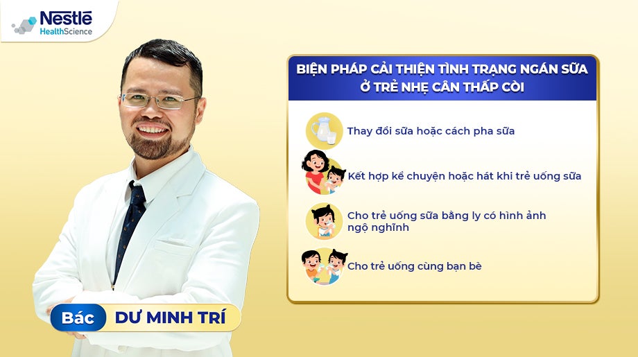 Bác Dư Minh Trí Giải Mã Tình Trạng Ngán Sữa Ở Trẻ Nhẹ Cân Thấp Còi