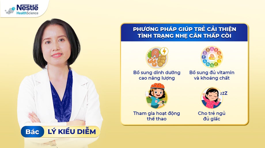  Phương pháp giúp trẻ cải thiện tình trạng nhẹ cân thấp còi